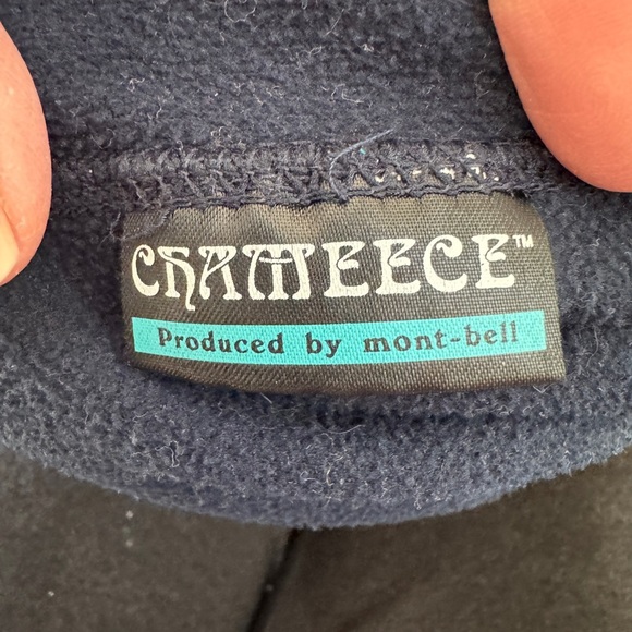 MONT BELL Men’s Blue Full Zipper Fleece Jacket X Large - Picture 5 of 6